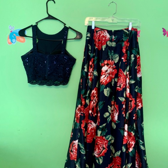 Floral prom dress - Picture 4 of 4